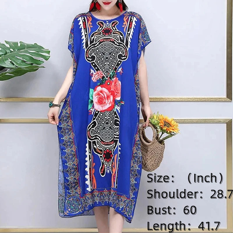 Vestido Boho Estampas africana