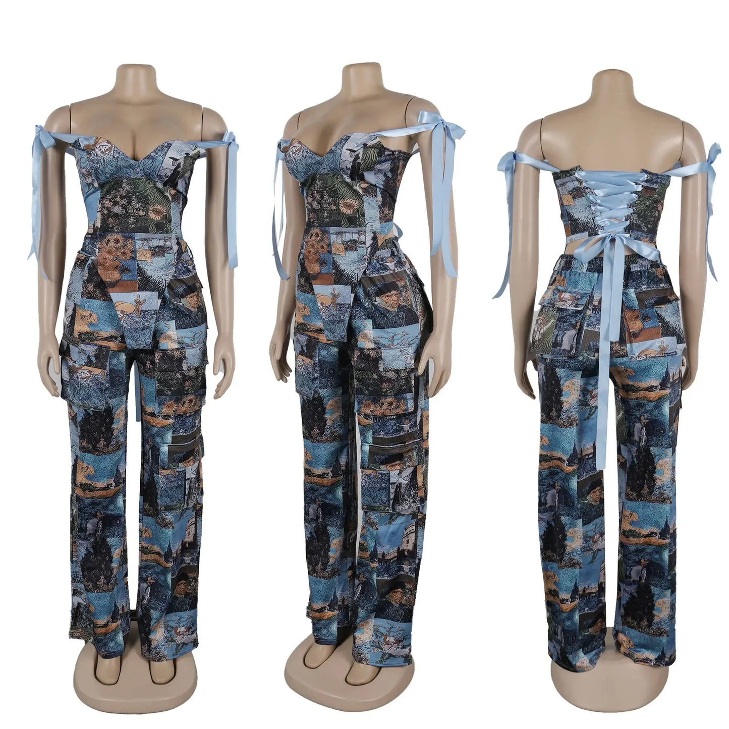 Conjunto Arte Urbana – Top com Costas Abertas