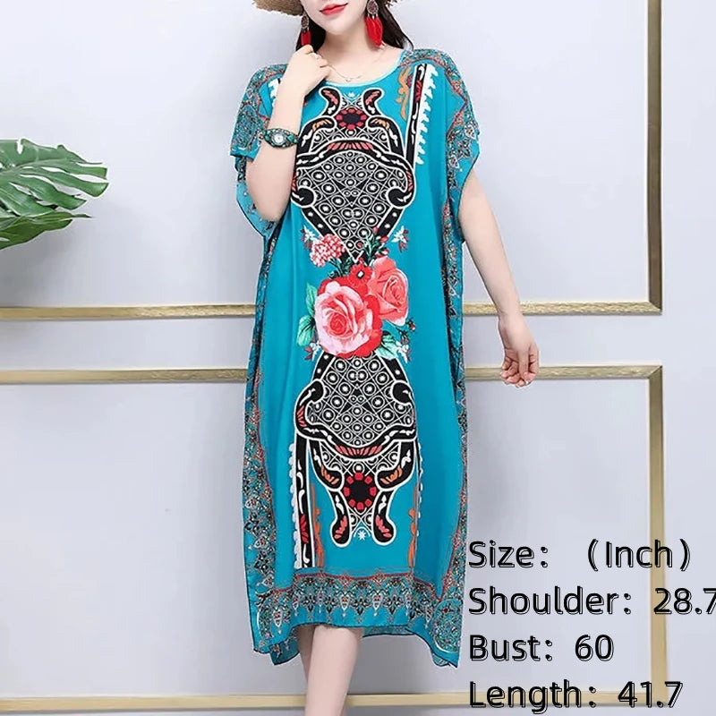 Vestido Boho Estampas africana