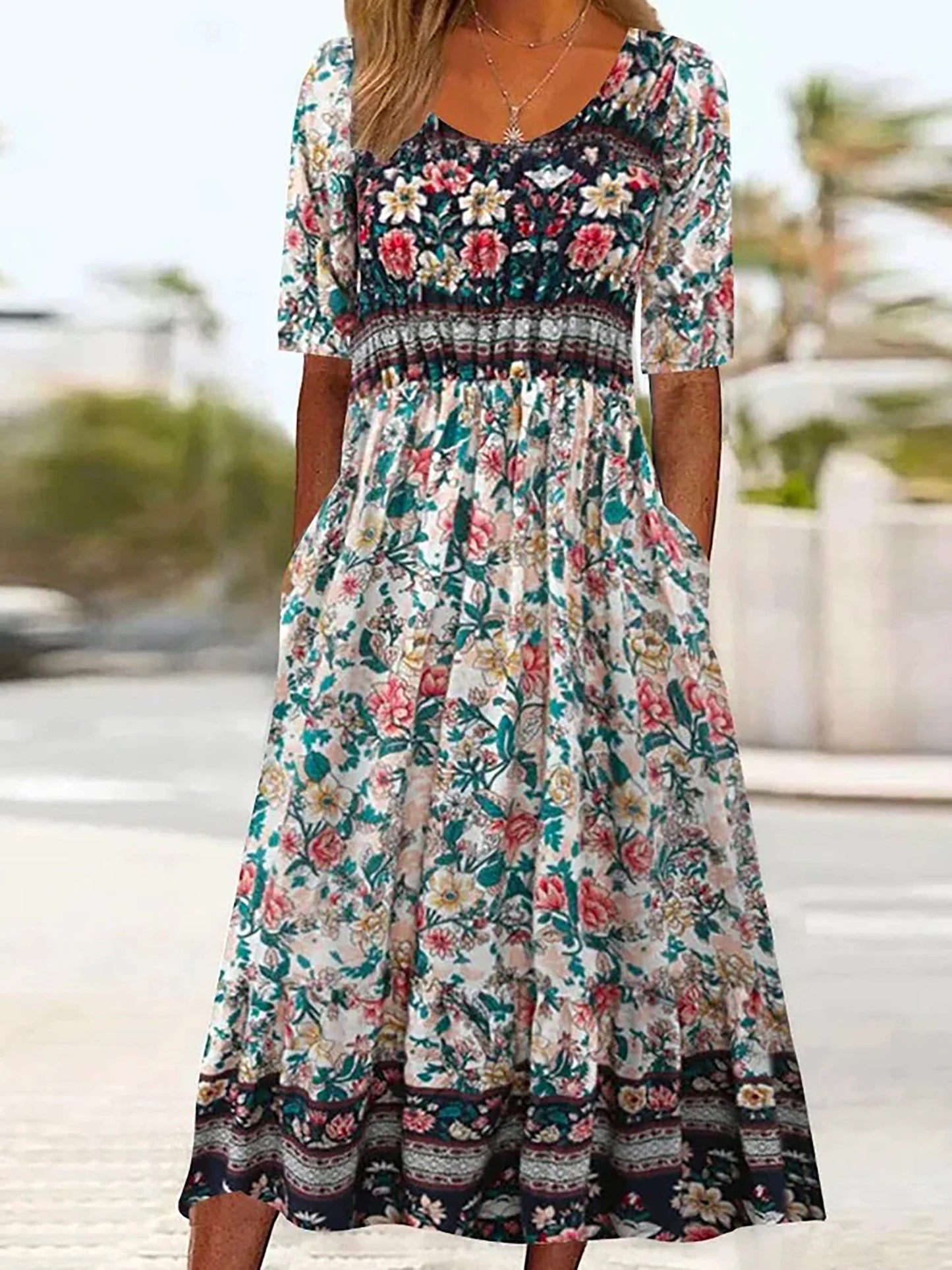 Vestido Aurora Africana