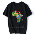 T-Shirt "Orgulho Africano" – Mapa com Bandeiras