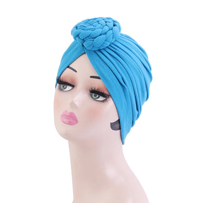 Turbante Elegante Africano em Algodão – Estilo & Conforto para o Dia a Dia