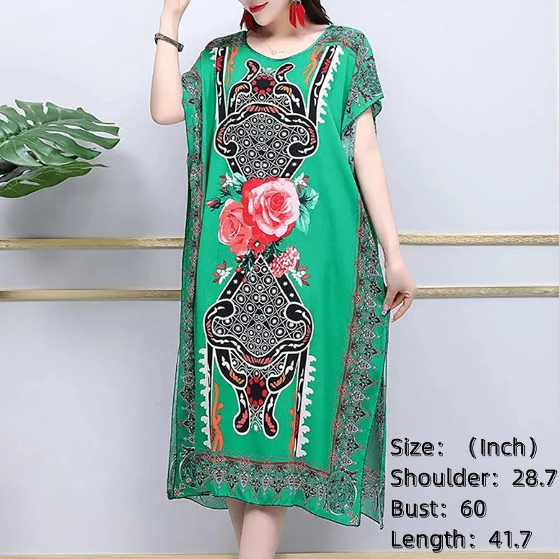 Vestido Boho Estampas africana