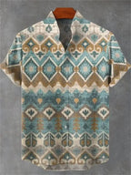 Camisa Tribal Maji – Estilo Africano com Leveza Tropical