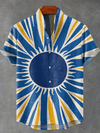 Camisa Sol Tribal – Estilo Africano para Dias de Verão
