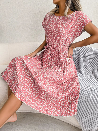 Vestido Aurora Africana – Elegância Floral de Verão