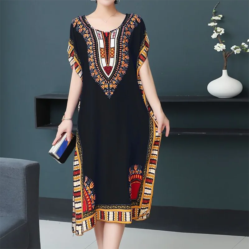 Vestido Boho Estampas africana