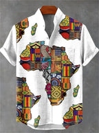 Camisa Tribal Maji – Estilo Africano com Leveza Tropical