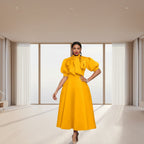 Vestido AMARA – Elegância Africana para Ocasiões Especiais