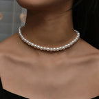 Aihua – Colar Choker de Pérolas Elegantes