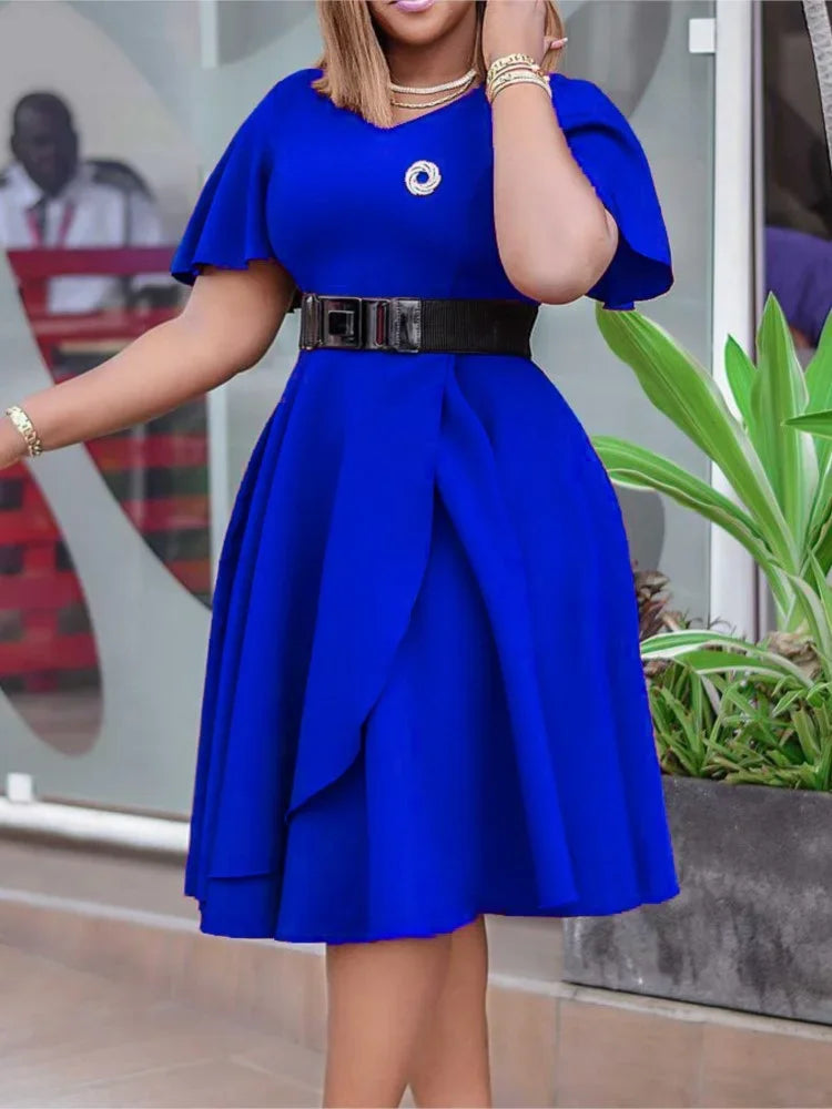 Vestido Africano A-Line – Elegância & Tradição em Cada Detalhe