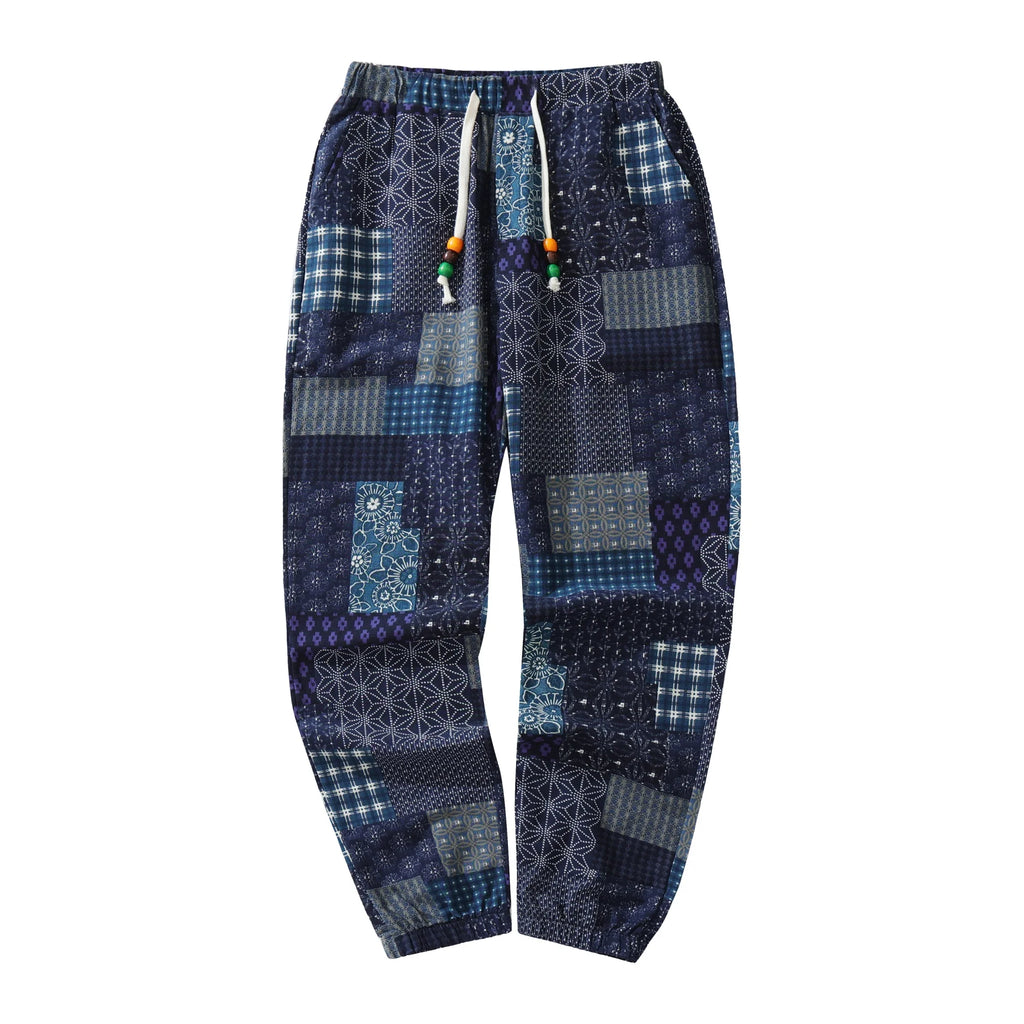 Calças Étnicas Paisley – Conforto em Algodão & Linho
