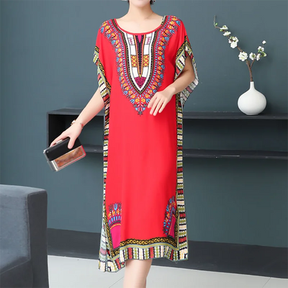 Vestido Boho Estampas africana