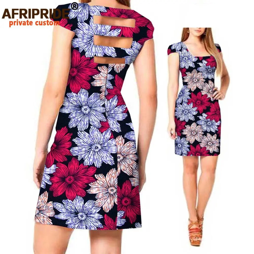 Vestido Mini Luxo Africano – Estilo Dashiki