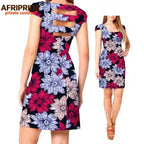 Vestido Mini Luxo Africano – Estilo Dashiki