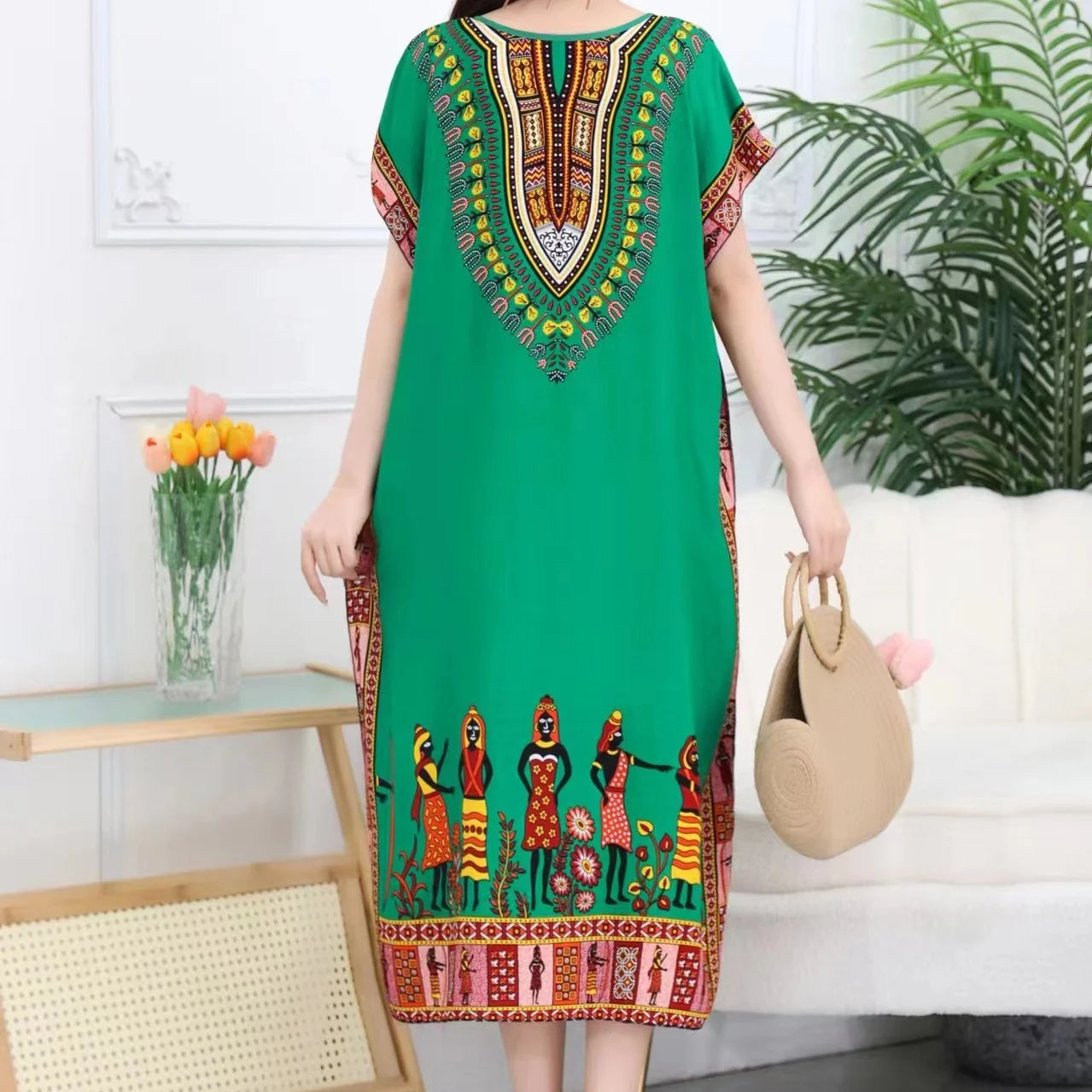 Vestido Boho Estampas africana