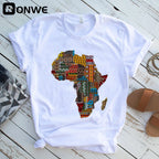 T-shirt “Raízes Africanas” – Mapa Estético Oversized