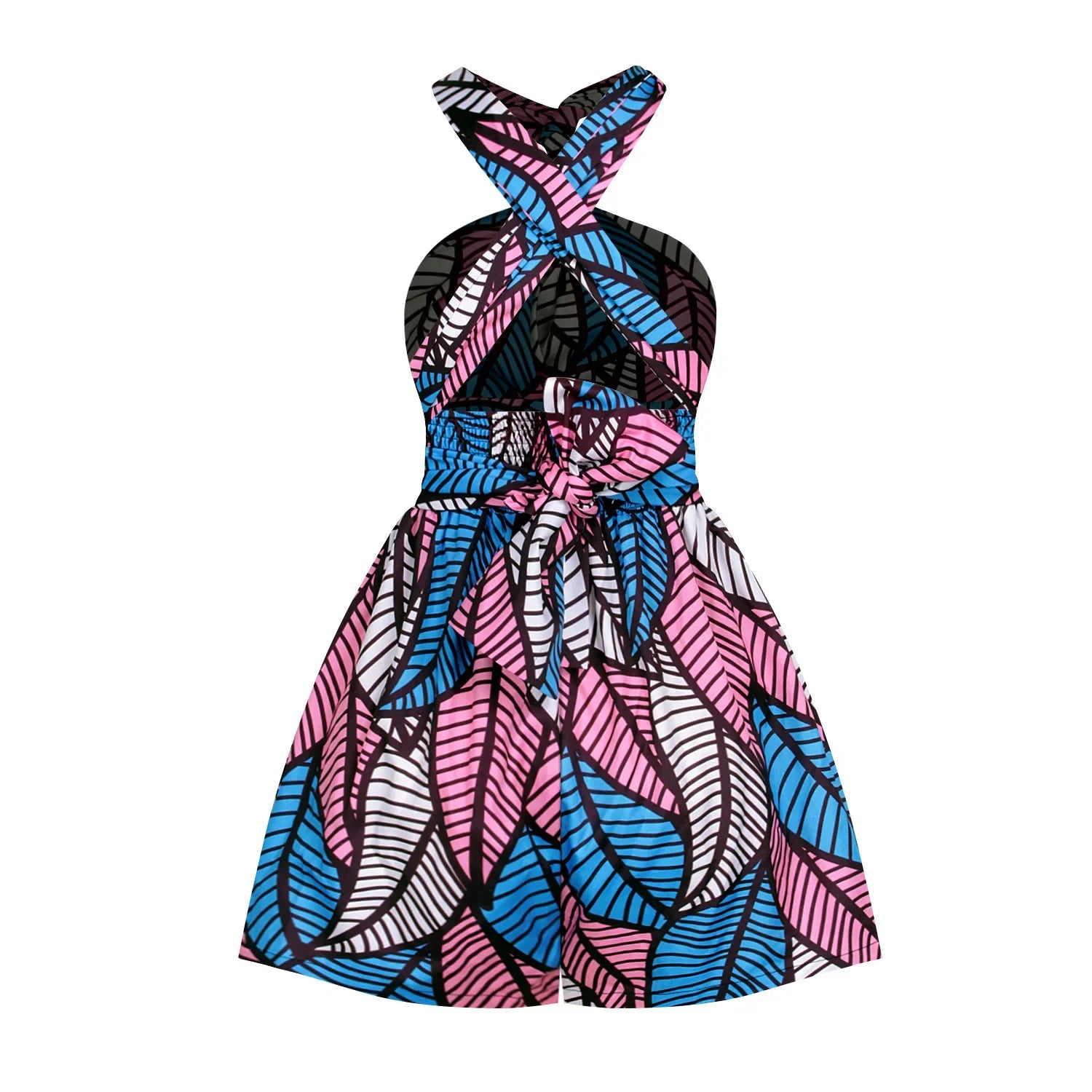 Conjunto Africano Feminino Estilo Dashiki – Blusa e Calção com Estampa Vintage