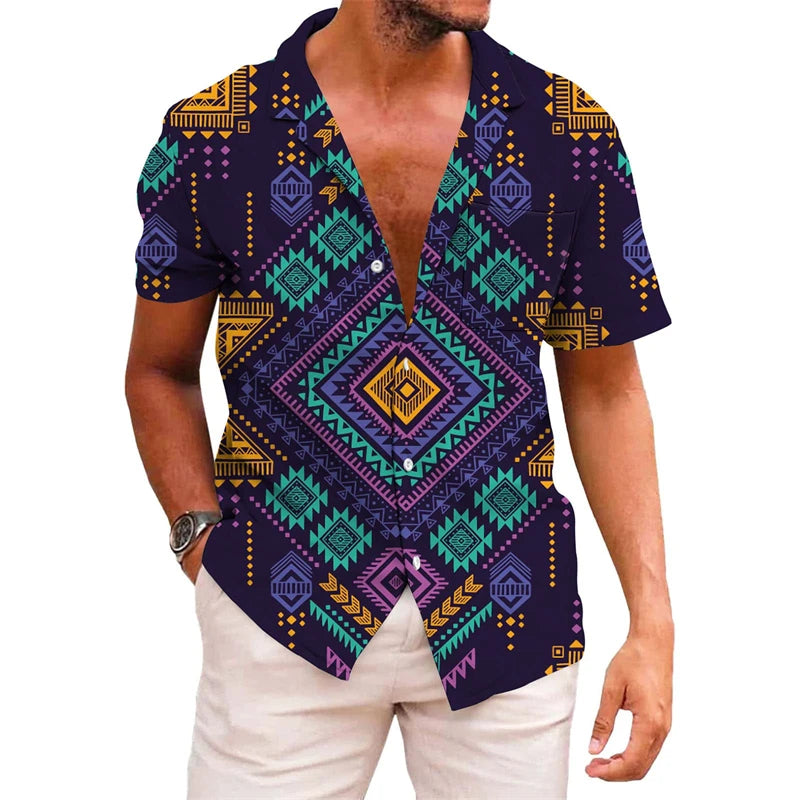 Camisola Tribal Semba – Estilo Africano Descontraído