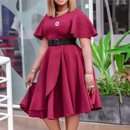Vestido Africano A-Line – Elegância & Tradição em Cada Detalhe