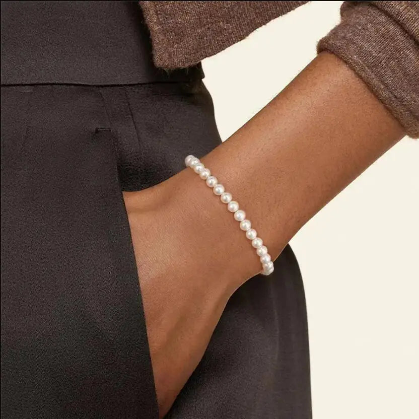 Aihua – Colar Choker de Pérolas Elegantes