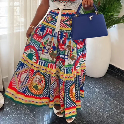 Conjunto N'Goma – Elegância Africana em 2 Peças