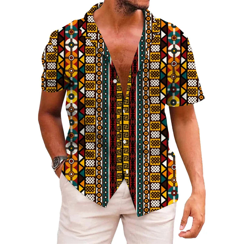 Camisola Tribal Semba – Estilo Africano Descontraído