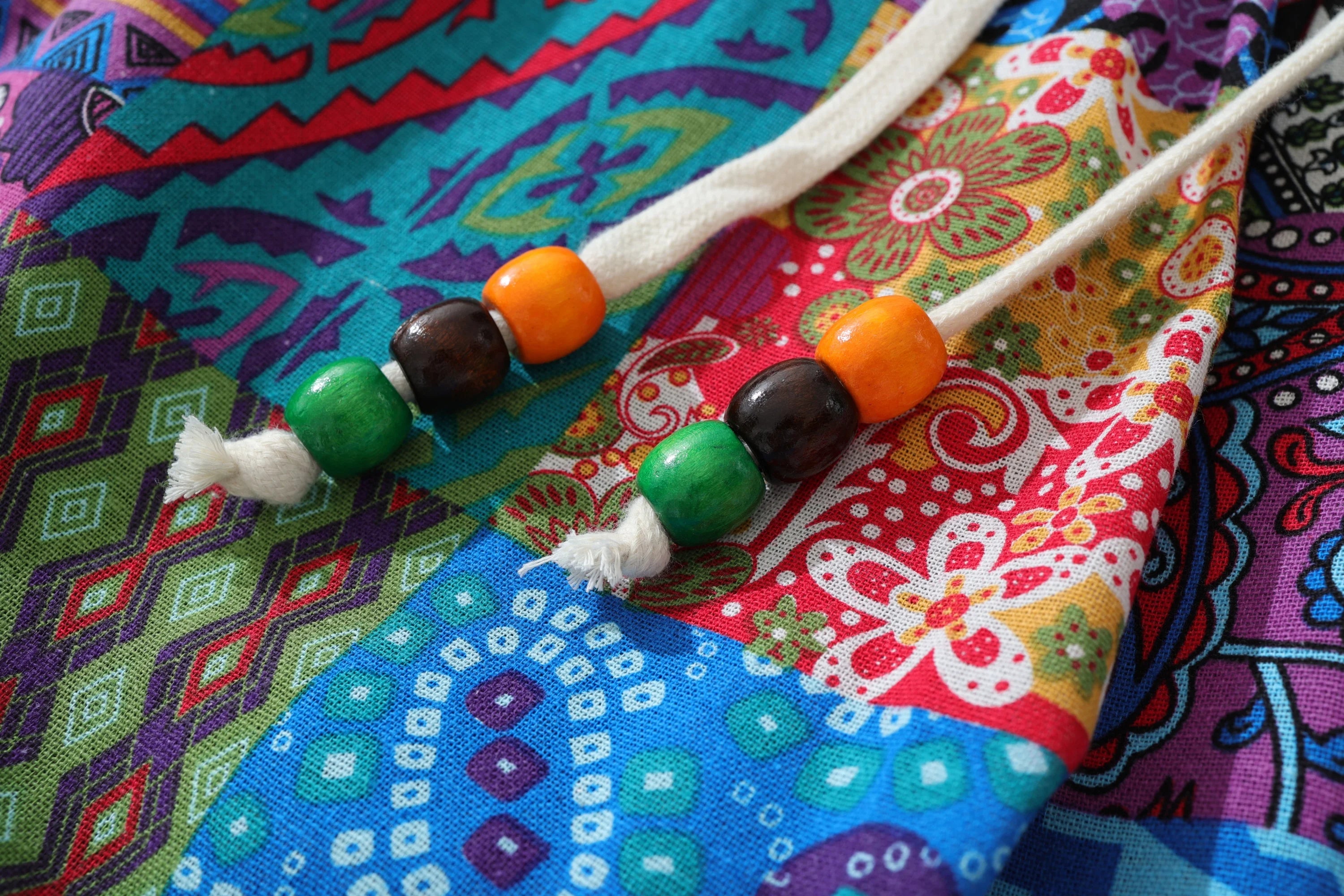 Calças Étnicas Paisley – Conforto em Algodão & Linho