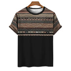 T-shirt Tribal Urbano – Estilo Oversized com Raízes Africanas