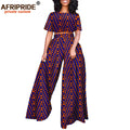 Conjunto Afripride Raízes – Blusa Curta Estampada & Calças Ankara