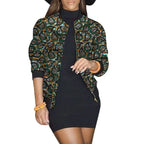 Blusão Tribal Chic – Estilo Baseball com Estampa Africana