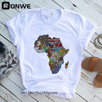 T-shirt “Raízes Africanas” – Mapa Estético Oversized