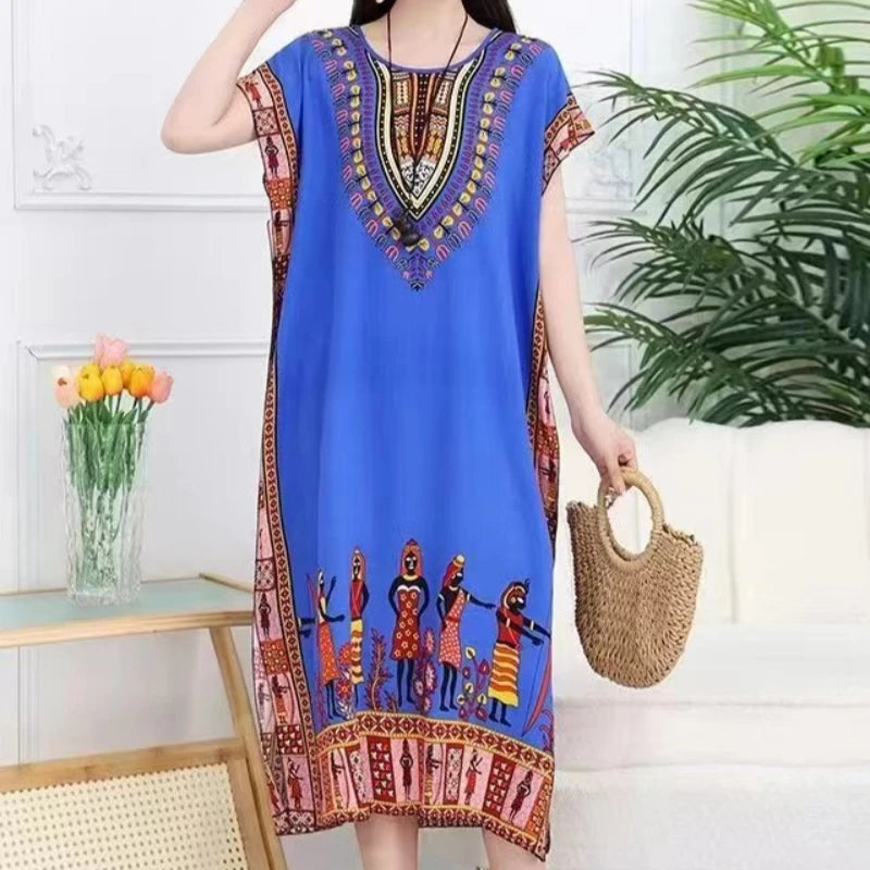 Vestido Boho Estampas africana