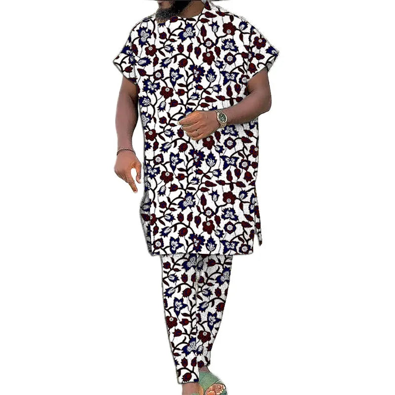 Conjunto Real Djembe – Elegância Africana para Festas e Cerimónias