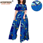 Conjunto Afripride Raízes – Blusa Curta Estampada & Calças Ankara