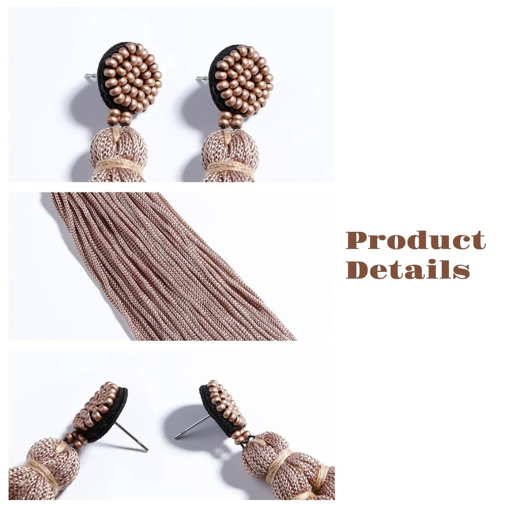 Brincos "Encanto Tribal" – Artesanais com Franjas | Estilo Boémio e Sofisticação Étnica