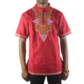Dashiki Rubra 2025 – T-shirt Africana Streetwear de Verão