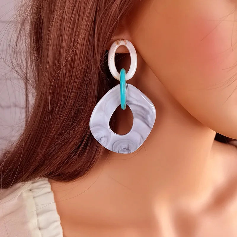 Brincos Geométricos Étnicos – Estilo Africano