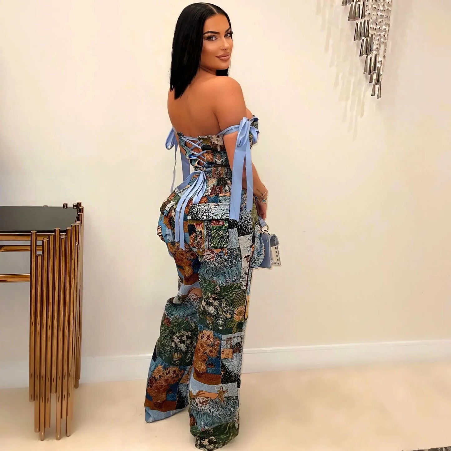 Conjunto Arte Urbana – Top com Costas Abertas