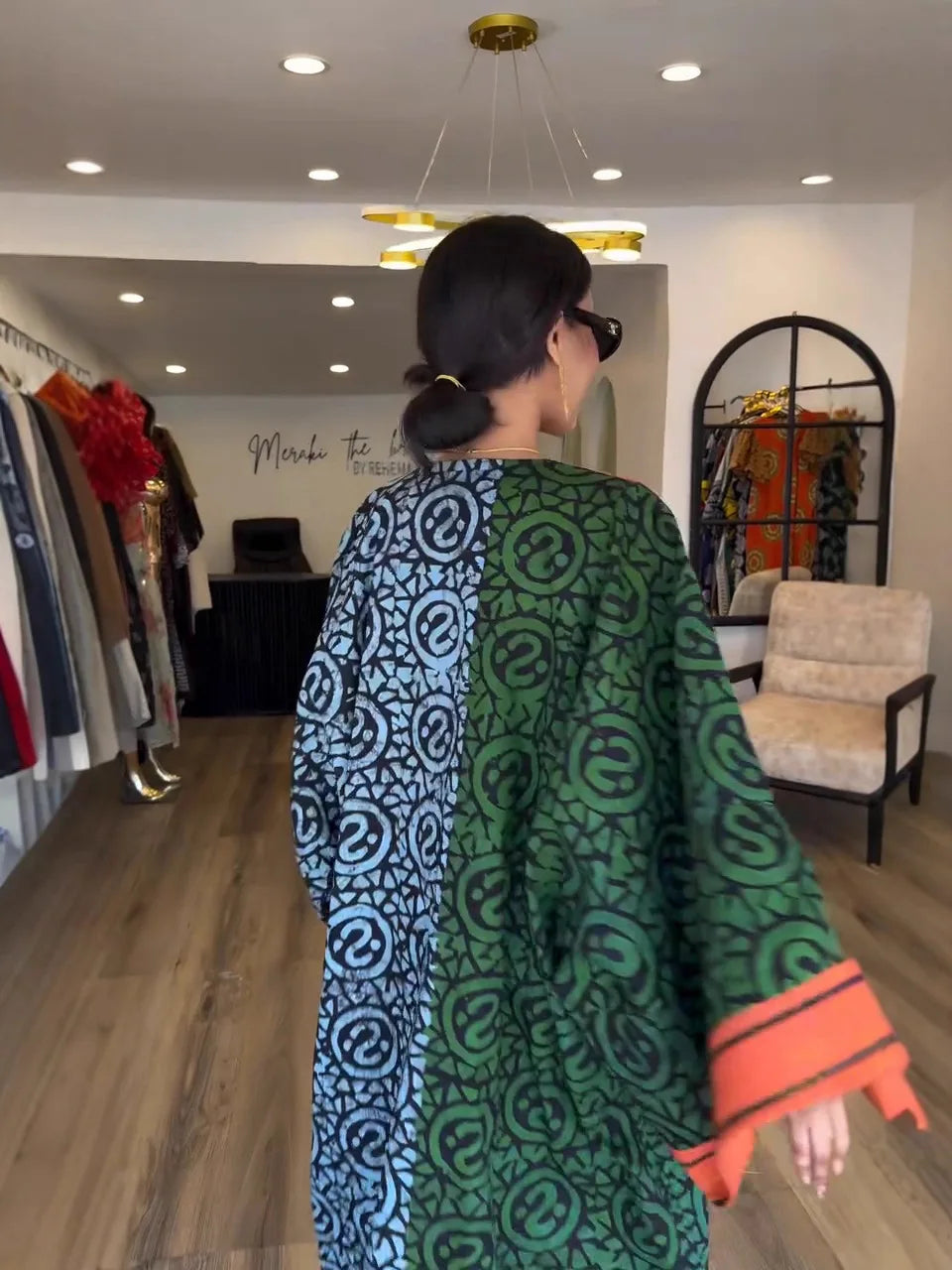 Vestido Maxi Africano Elegante – Vestido Casual Feminino para Primavera e Verão