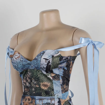 Conjunto Arte Urbana – Top com Costas Abertas