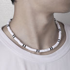 Colar Masculino Tribal com Contas de Madeira – Estilo Africano Vintage Artesanal