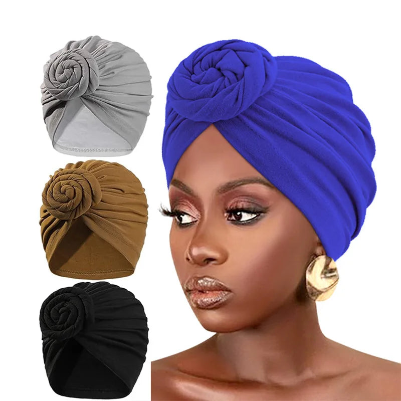 Turbante Elegante Africano em Algodão – Estilo & Conforto para o Dia a Dia