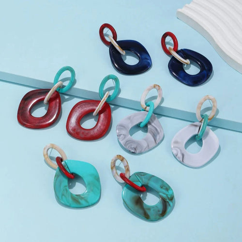 Brincos Geométricos Étnicos – Estilo Africano