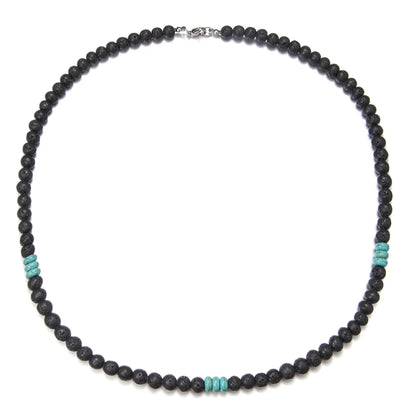 Colar Masculino Tribal com Contas de Madeira – Estilo Africano Vintage Artesanal
