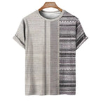 T-shirt Tribal Urbano – Estilo Oversized com Raízes Africanas