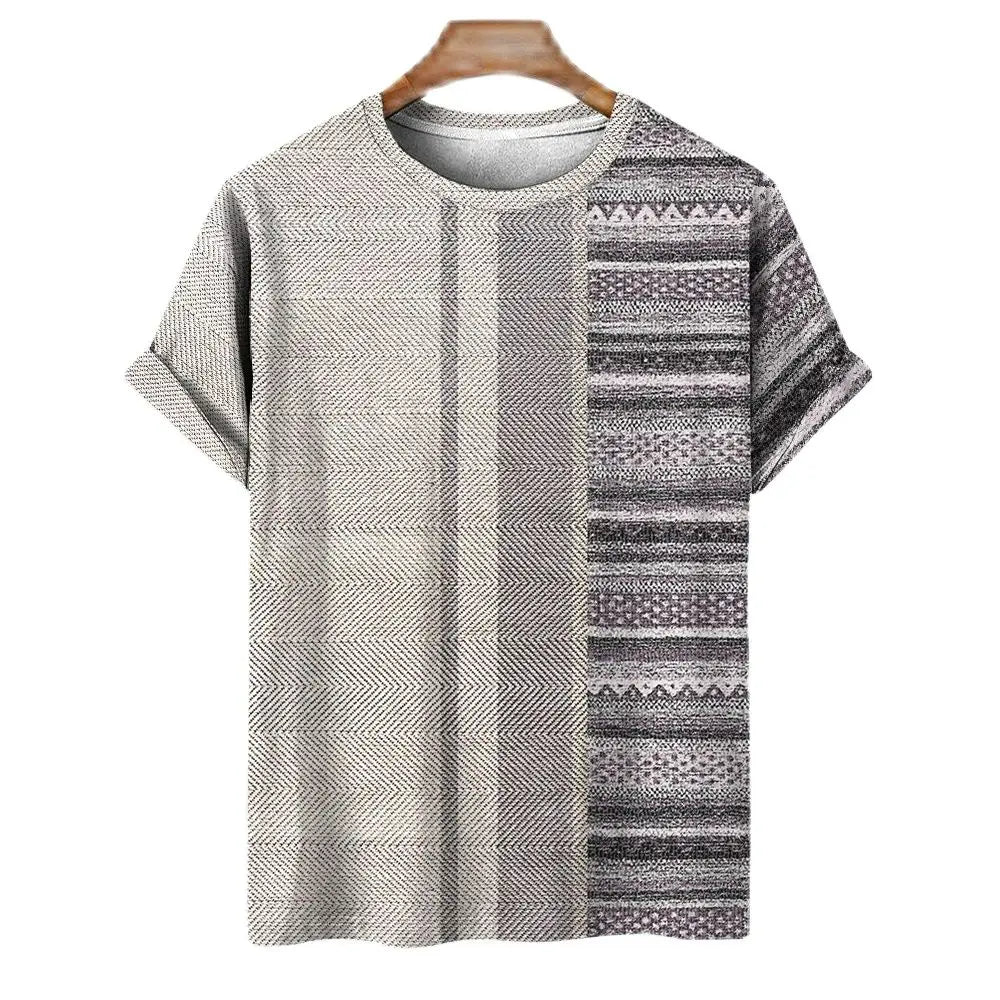 T-shirt Tribal Urbano – Estilo Oversized com Raízes Africanas