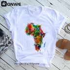T-shirt “Raízes Africanas” – Mapa Estético Oversized