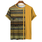 T-shirt Tribal Urbano – Estilo Oversized com Raízes Africanas