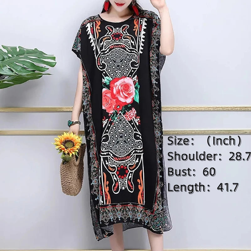 Vestido Boho Estampas africana